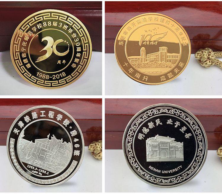同學聚會定制紀念章作為紀念品在什么價格，畢業留念紀念幣定制類型。